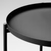 Tray Table Black 45×53 cm
