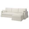 3 Seat Sofa with Chaise Longue Right Natural