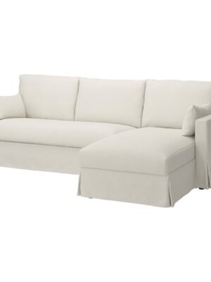 3 Seat Sofa with Chaise Longue Right Natural