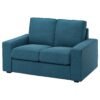 Compact 2 Seat Sofa Blue