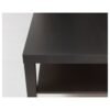 Coffee Table Black Brown 118×78 cm