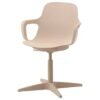 Swivel Chair White Beige