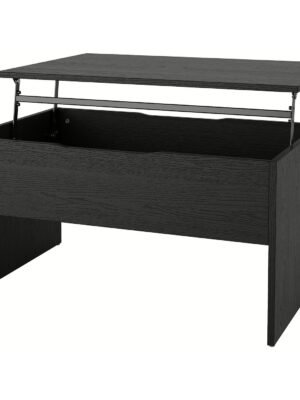 Adjustable Coffee Table Black 90 cm