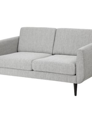 2 Seat Sofa Beige Brown Black