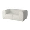 2 Seat Sofa Grey White