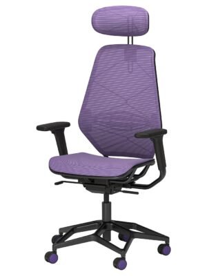 Gaming Chair Purple Black